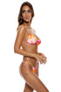 Luli Fama Retro Dream Drawstring Bandeau Top